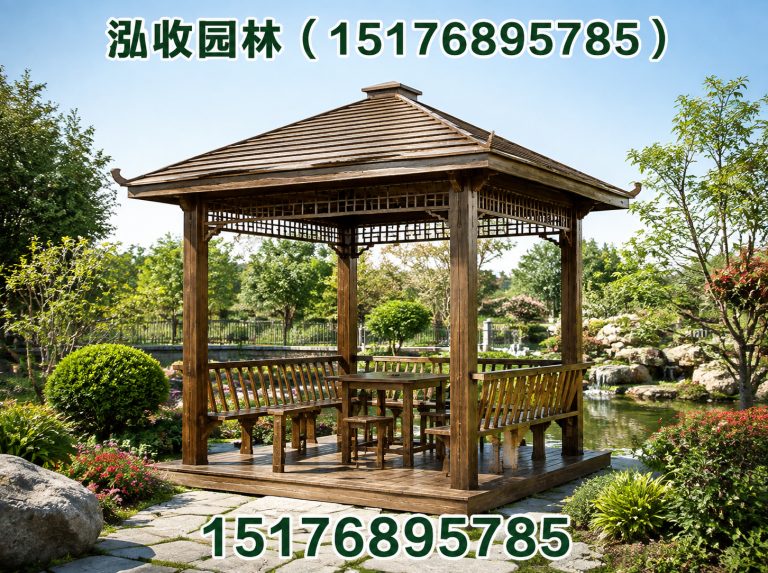 怒江防腐木展示图